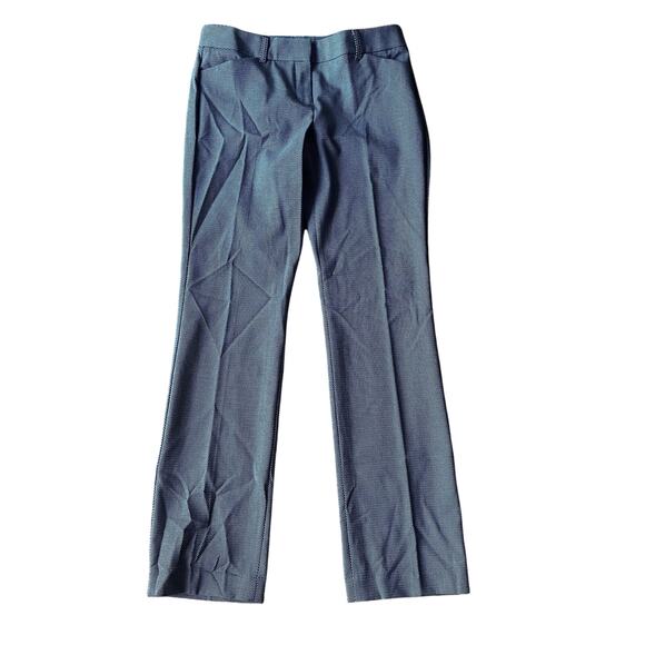 Express Editor Black & White Patterned Bootcut Pants - 6 - Picture 2 of 8